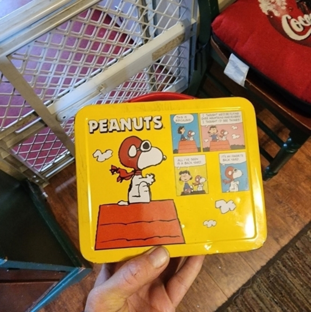 Peanuts Vintage metal‎ Lunch box